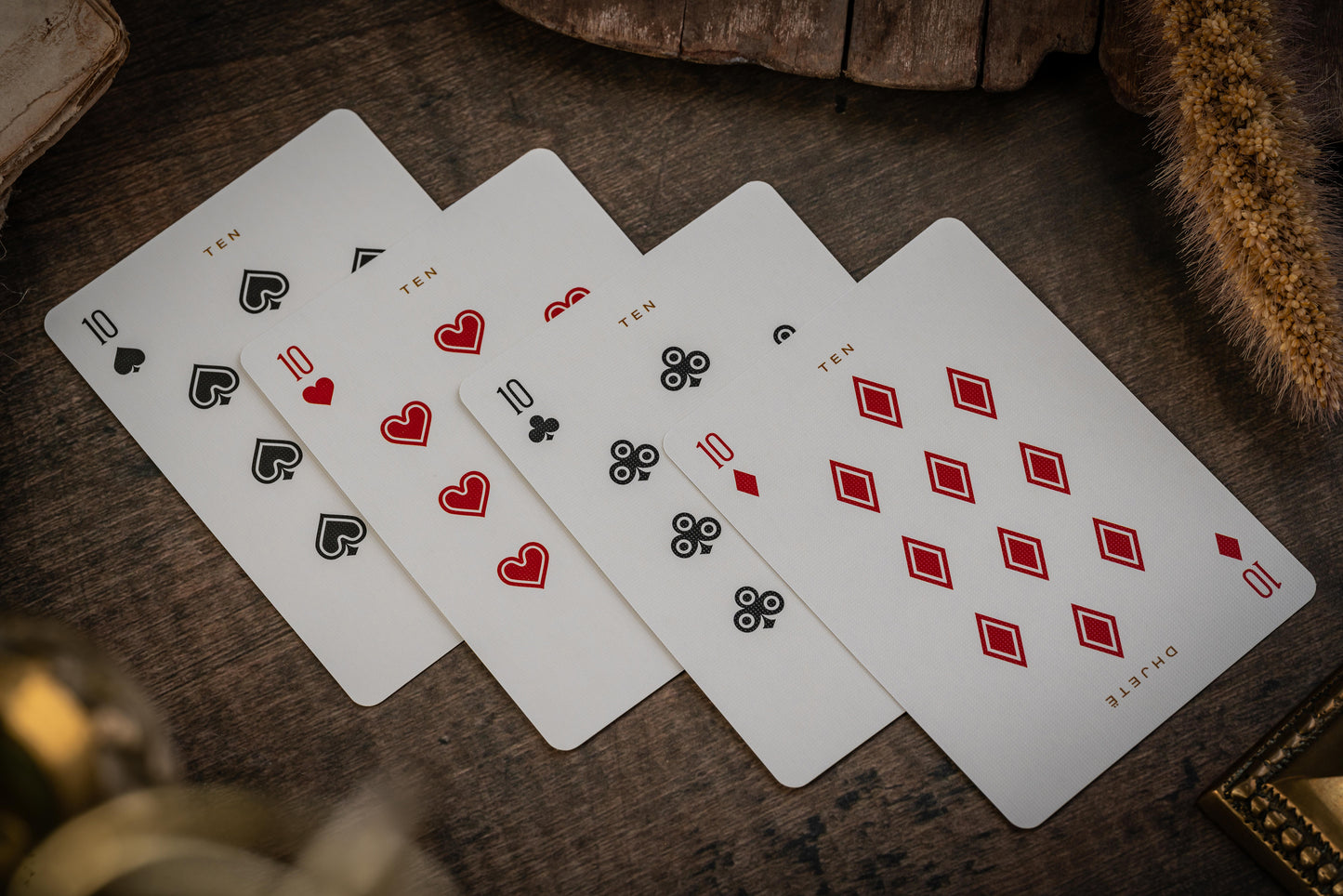 Custom Playing Cards: Skanderbeg of Albania Red & Gold Foiled Gilded Deck