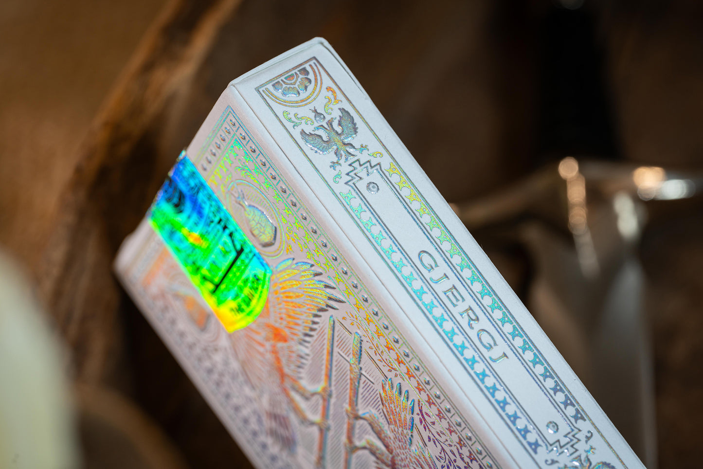 Custom Playing Cards: Skanderbeg of Albania Holographic Foil Deck