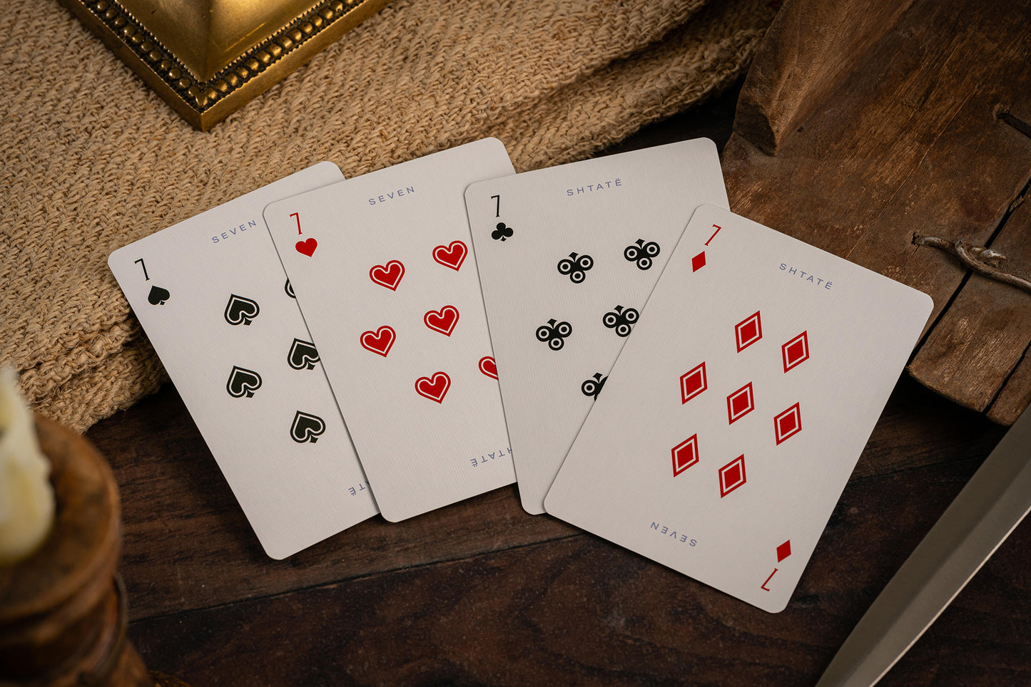 Custom Playing Cards: Skanderbeg of Albania Holographic Foil Deck