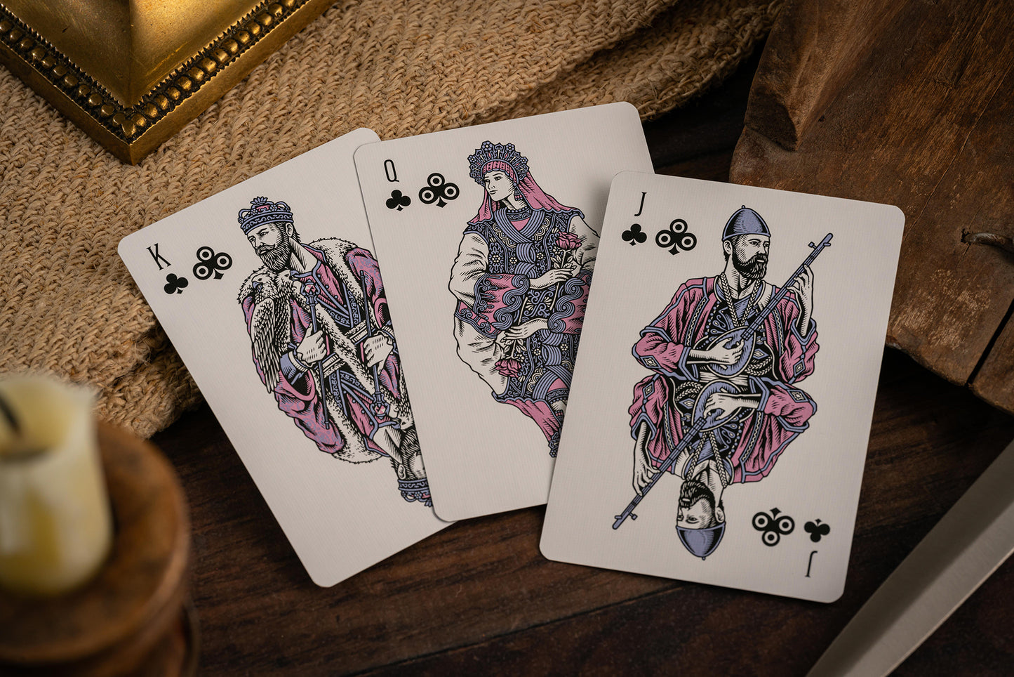 Custom Playing Cards: Skanderbeg of Albania Holographic Foil Deck