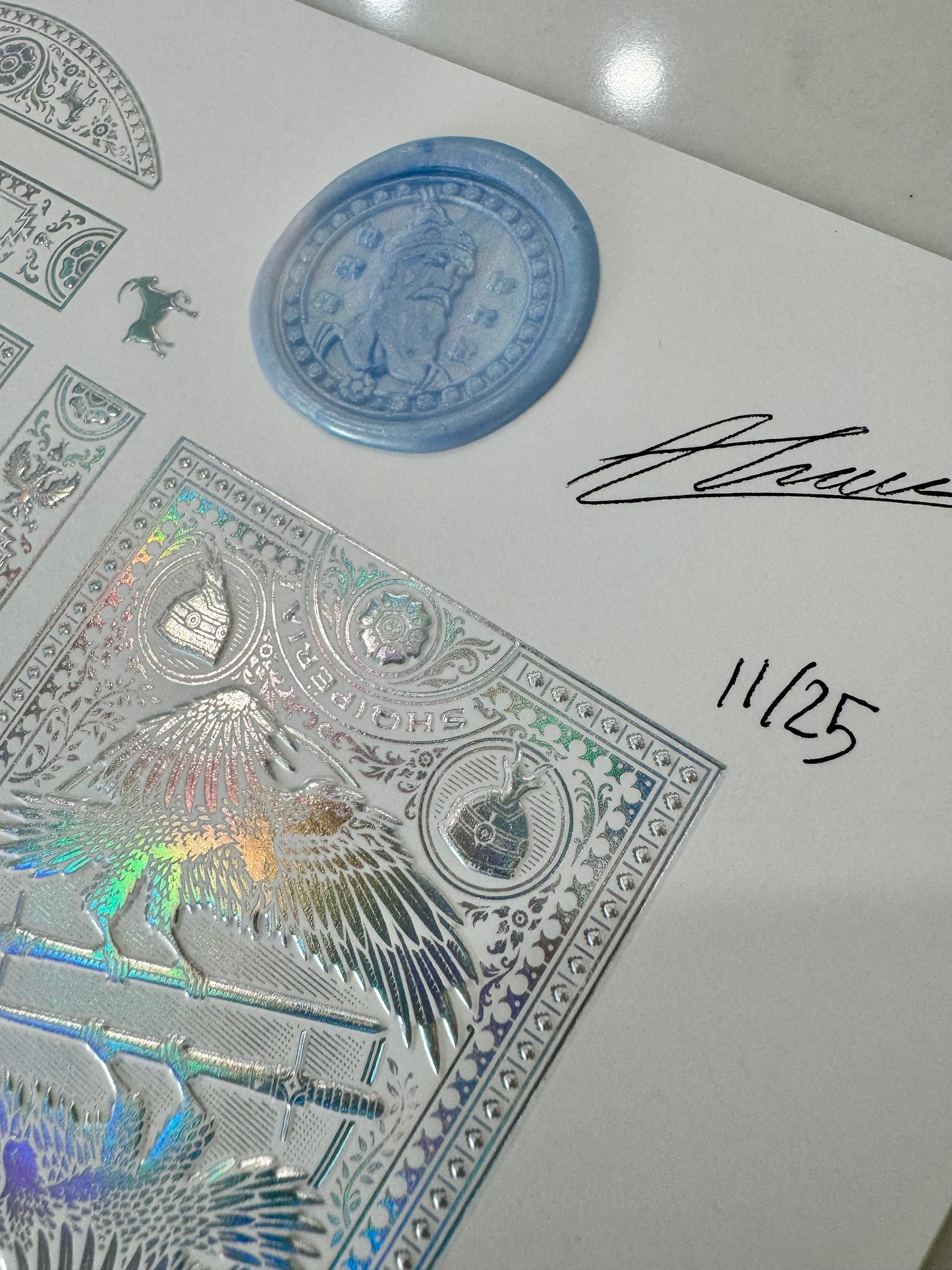 Skanderbeg Holographic Foil Tuck Box: Limited Edition Custom Uncut Case