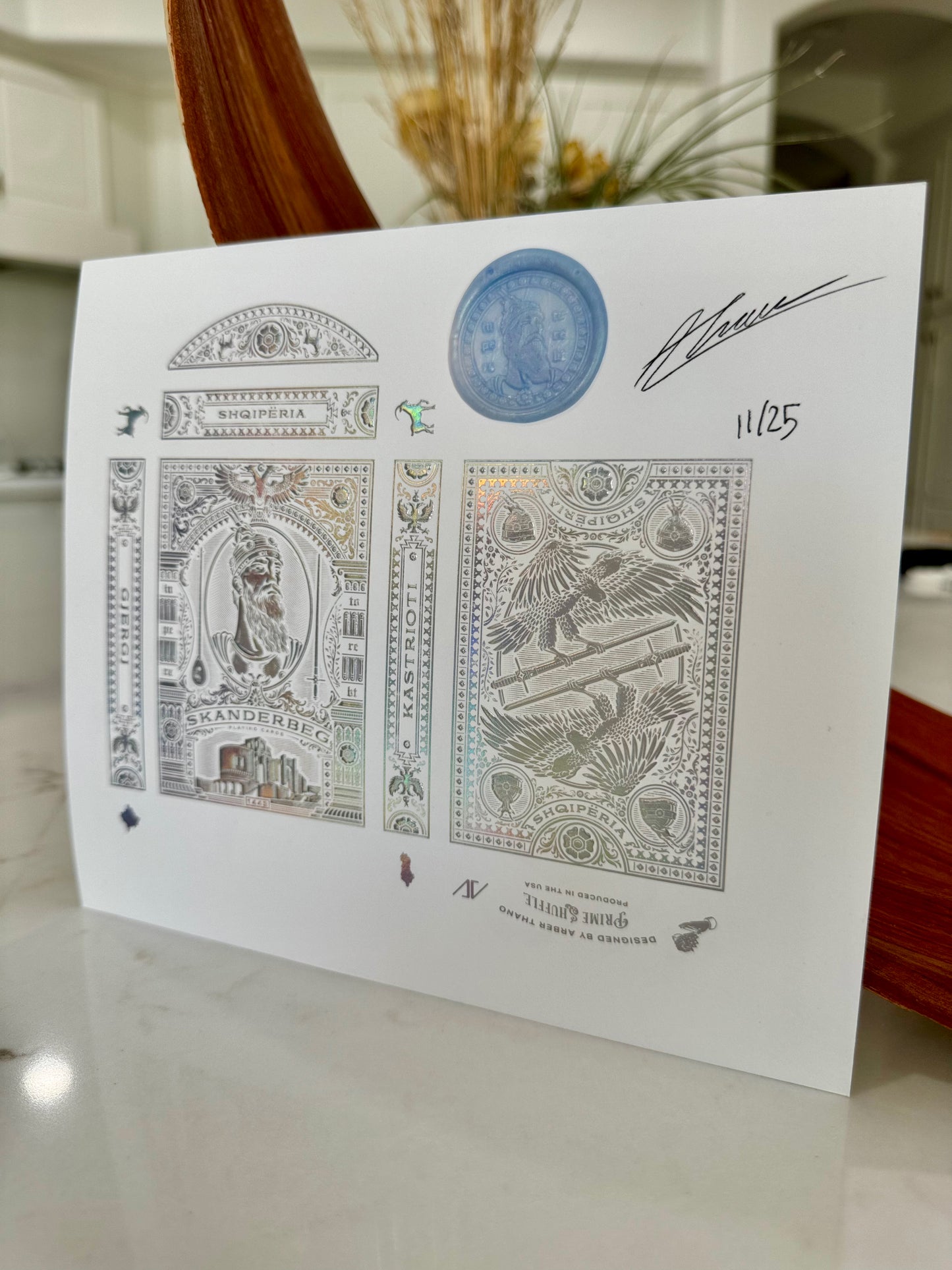 Skanderbeg Holographic Foil Tuck Box: Limited Edition Custom Uncut Case