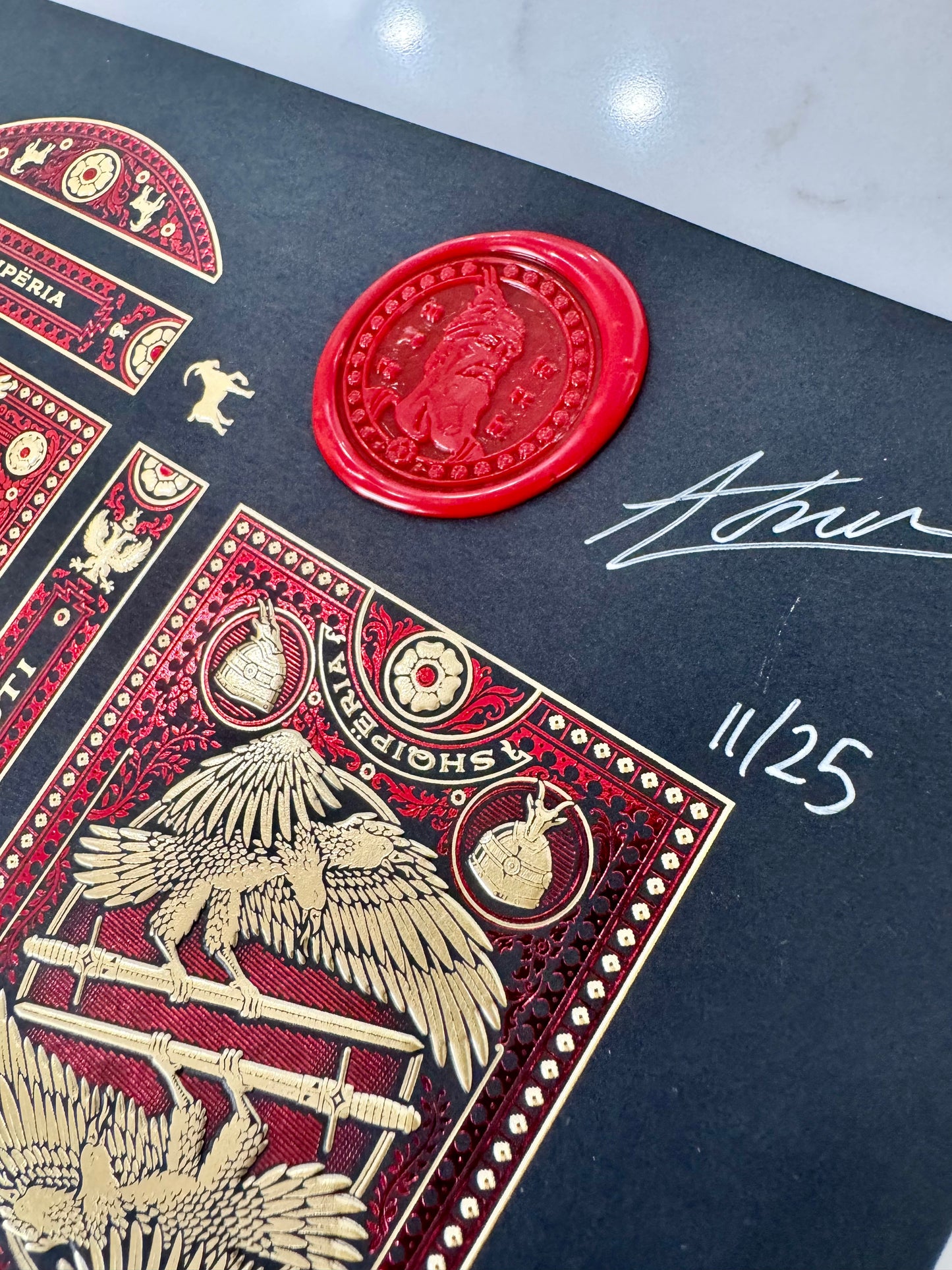 Skanderbeg, Un-Cut Tuck Case Freedom — Limited to 25 (Red & Gold Foil)